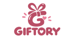 glossy pink giftory logo